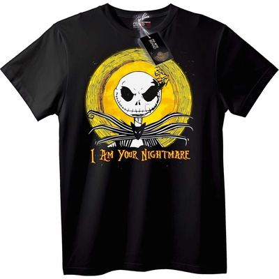 NOONEBRAND Тениска Джак Скелингтон Аз Съм Твоят Кошмар - 6XL, Black
