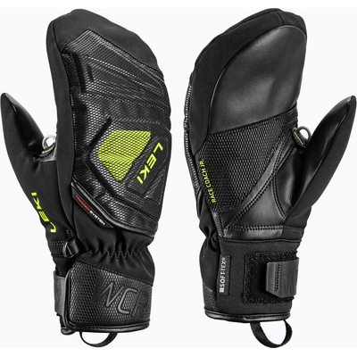 LEKI Детски скиорски ръкавици LEKI WCR C-Tech 3D Junior Mitt black/ice lemon