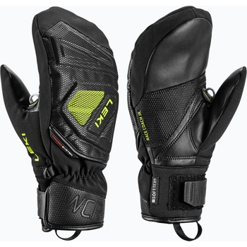 LEKI Детски скиорски ръкавици LEKI WCR C-Tech 3D Junior Mitt black/ice lemon