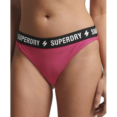 Superdry Code Elastic bikini bottom - Pink (Raspberry Sorbet)