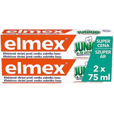 Colgate Детска паста за зъби Elmex Junior 75 мл ДВОЙНА ОПАКОВКА