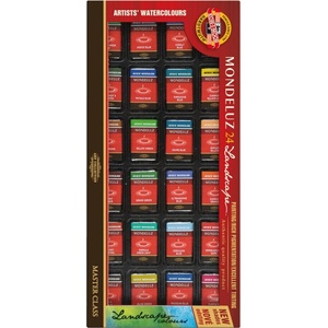 KOH-I-NOOR Mondeluz Set Landscape Комплект акварелни бои 24 бр (01636S2401KS)