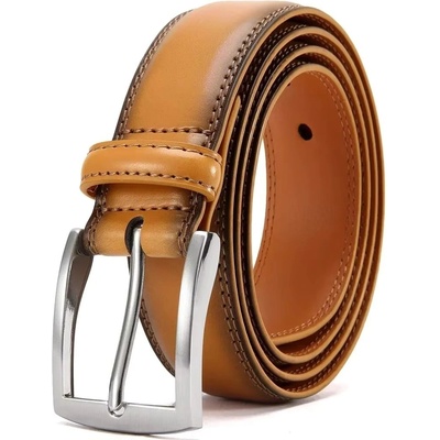 DELIS Мъжки колан c-171, естествена кожа, светлокафяв (c-171)