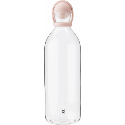 RIG-TIG Karafa na vodu COOL-IT 1,5 l, růžová, sklo