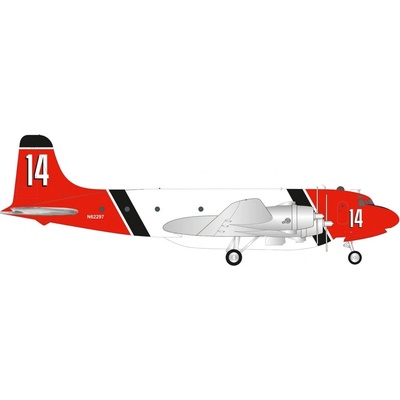 Herpa C-54E Skymaster Air Tanker Aero Union 1:200