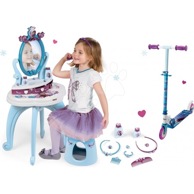 Smoby detský Kosmetický stolík a dvojkolesová kolobežka Frozen 320214 10