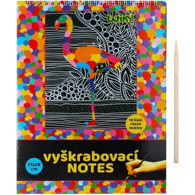 Škrabací obrázek blok 20x14cm 10 listů – Zbozi.Blesk.cz