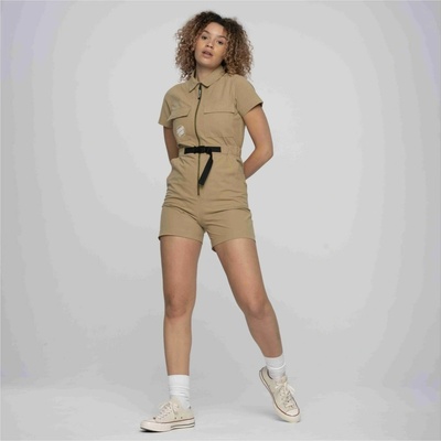 Santa Cruz Strip Cargo Playsuit Fawn