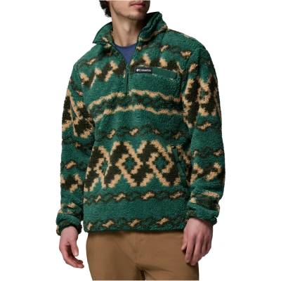 Columbia Мъжки поларен пуловер Columbia Rugged Ridge High Pile Half Zip Fleece jumper - Rain Forest Knitknot (005-6148-0813)