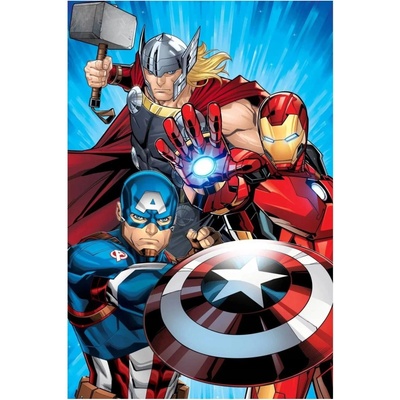 JERRY FABRICS prikrývka mikroflanel Avengers Heroes 02