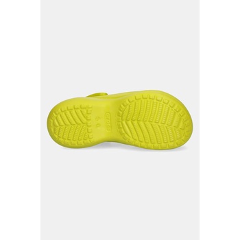 Crocs Чехли Crocs Classic Bae Clog W в зелено с платформа 206302.312 (206302.312)