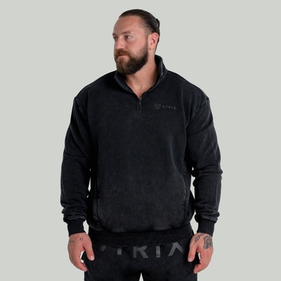 GymBeam STRIX Суичър Washed Black XXL