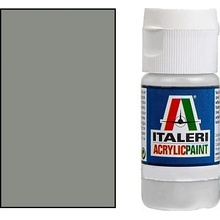 Italeri Farba Acrylic Metallic Flat Aluminium 20ml