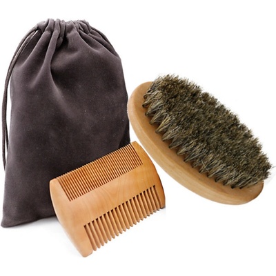 Amparo Miranda® Hřeben a kartáč na knír a vousy AM474 – Zboží Mobilmania