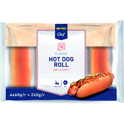 Metro Chef Hot Dog 4 x 60 g