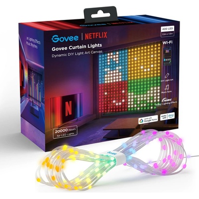 Govee RGBIC Curtain Light 520 LED 1.5 × 2 m