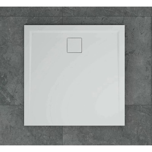 SanSwiss Квадратно бяло душ корито SanSwiss Livada W20Q 100x100 см slim (W20Q10004)