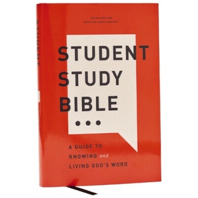 Student Study Bible: A Guide to Knowing and Living Godâ€s Word (NKJV, Hardcover, Red Letter, Comfort Print) - Thomas Nelson