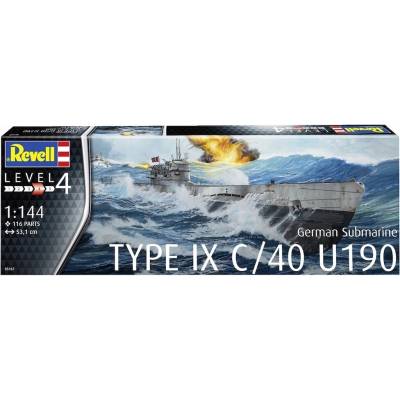 Model na zlepenie Revell Ponorka typu IX C/40 na poskladanie 1:144
