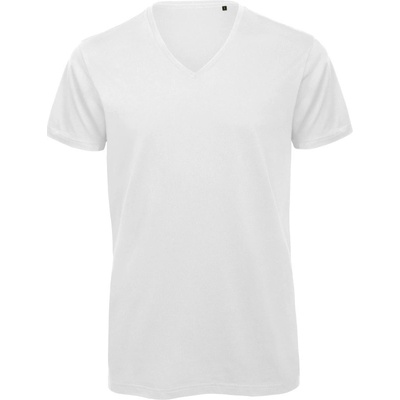 B&C tričko Inspire T medium fit z bio bavlny krátký rukáv pánské bílé
