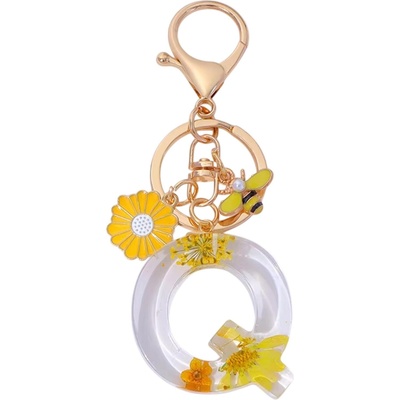 HARAHU Ключодържател Азбука - q / Жълта kp37850 (37850)