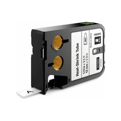 Dymo XTL 1868810, 12mm x 2,7m, černý tisk/bílý podklad, originální páska