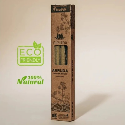 Nirvana Premium Eco Prírodné rituálne vonné tyčinky Ruta voňavá Arruda 5 ks