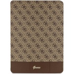 GUESS Калъф Guess GUFCP12PS4SGW за iPad Pro 12.9"", кафяв / кафяв, 4G Stripe (3666339119300)