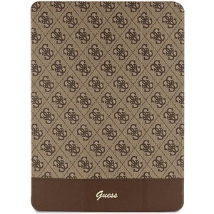 GUESS Калъф Guess GUFCP12PS4SGW за iPad Pro 12.9"", кафяв / кафяв, 4G Stripe (GUE002704-0)