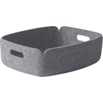 Muuto Кошница за съхранение Restore ниска 31 x 40 см сив меланж (13301)