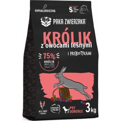 Paka Zwierzaka Rabbit with forest fruits S Mono 3 kg