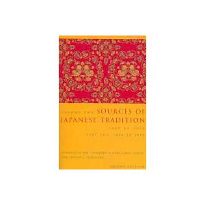 Sources of Japanese Tradition, Abridged | W T De Bary (ISBN: 9780231139199)