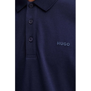 HUGO Памучна тениска с яка HUGO Donos222 (50466182)