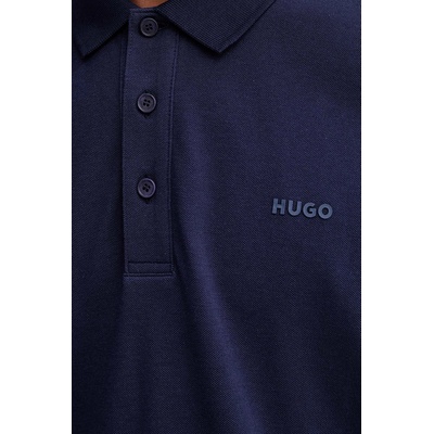 HUGO Памучна тениска с яка HUGO Donos222 (50466182)