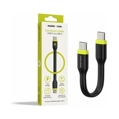 Mobile Origin COMC-USBC-BLK USB-C to USB-C, černý