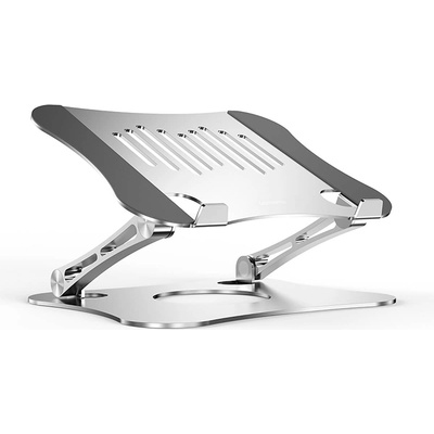 4smarts Desk Stand ErgoFix H19 - сгъваема алуминиева поставка за MacBook и лаптопи до 14 инча (сребрист)