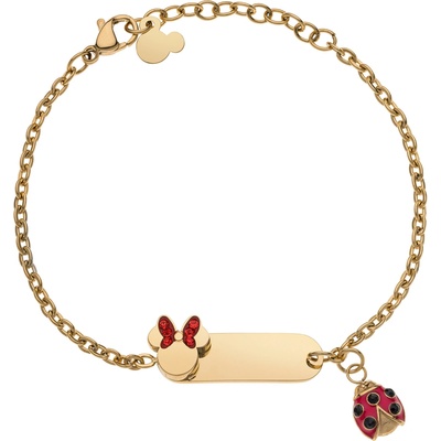 Disney Pôvabný pozlátený náramok s príveskami Minnie Mouse B600623YRRL-55.CS