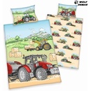 Dětské povlečení Herding povlečení Traktor 100 x 135 , 40 x 60 cm