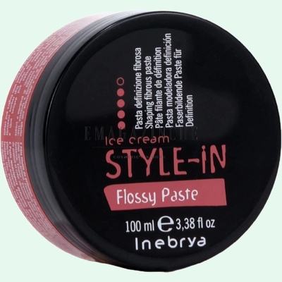 Inebrya Стилизираща паста с фибри със силна фиксация 100 мл. Ice Cream Style-In Flossy Paste (0221030)