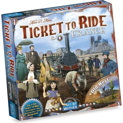 Days of Wonder Разширение за настолна игра Ticket to Ride - France & Old West