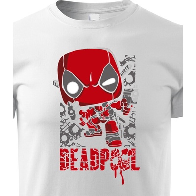 Bezvatriko.cz tričko Deadpool 3 Bílá