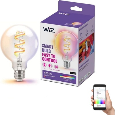 WiZ LED RGBW Stmívatelná žárovka G95 E27/6,3W/230V 2200-6500K Wi-Fi WiZ WI0131