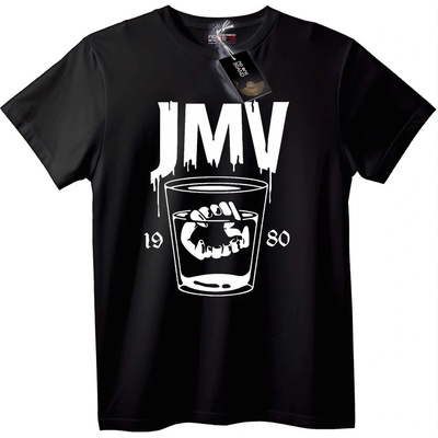 NOONEBRAND Тениска JMV 1980 Юмрук в Чаша - 2XL, Black