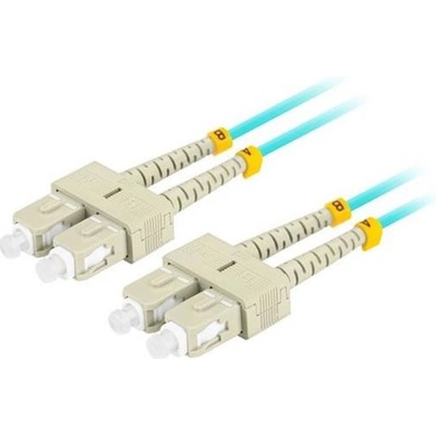 Lanberg FO-SUSU-MD31-0030-TQ MM SC/UPC-SC/UPC duplex, 3m, cyanový