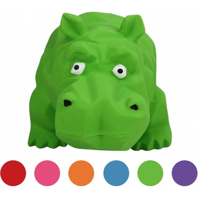 Multipet Origami Pals chrochtající hroch latex 20,5 cm