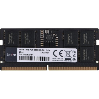 Lexar DDR5 16GB 5600MHz CL46 LD5S16G56C46ST-BGS