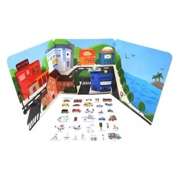 Manyuk Toys Урок с гел стикери - City