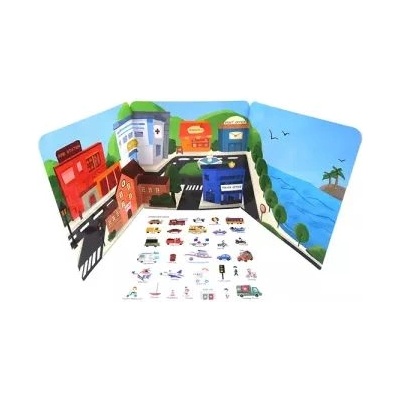 Manyuk Toys Урок с гел стикери - City