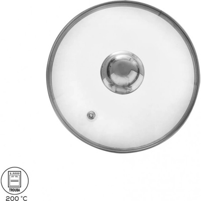 Orion Skleněná poklice s plasovým úchytem 18cm
