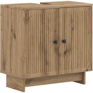 vidaXL Шкаф за мивка в баня EDE Дъб артизан 59, 5 x 31, 5 x 59 см (895914)
